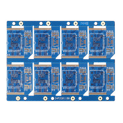 MicroSD Card substrate pcb manufacture with soft gold and 0.6mm hard gold thickness