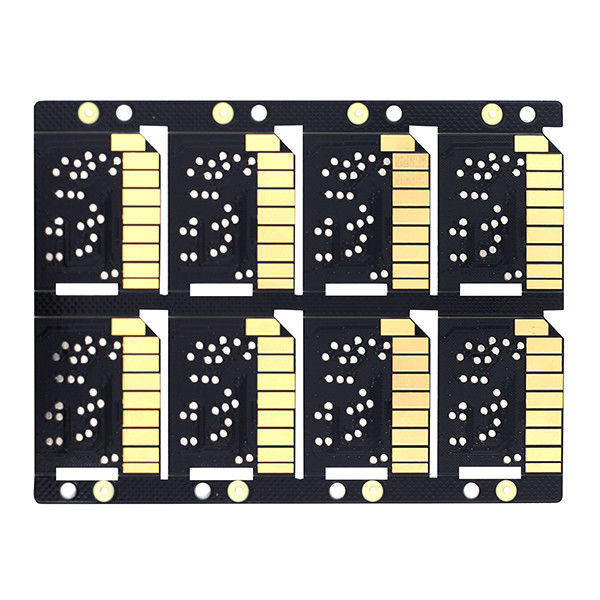 MicroSD Card substrate pcb manufacture with soft gold and 0.6mm hard gold thickness
