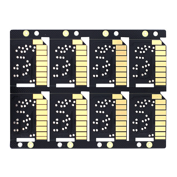 MicroSD Card substrate pcb manufacture with soft gold and 0.6mm hard gold thickness